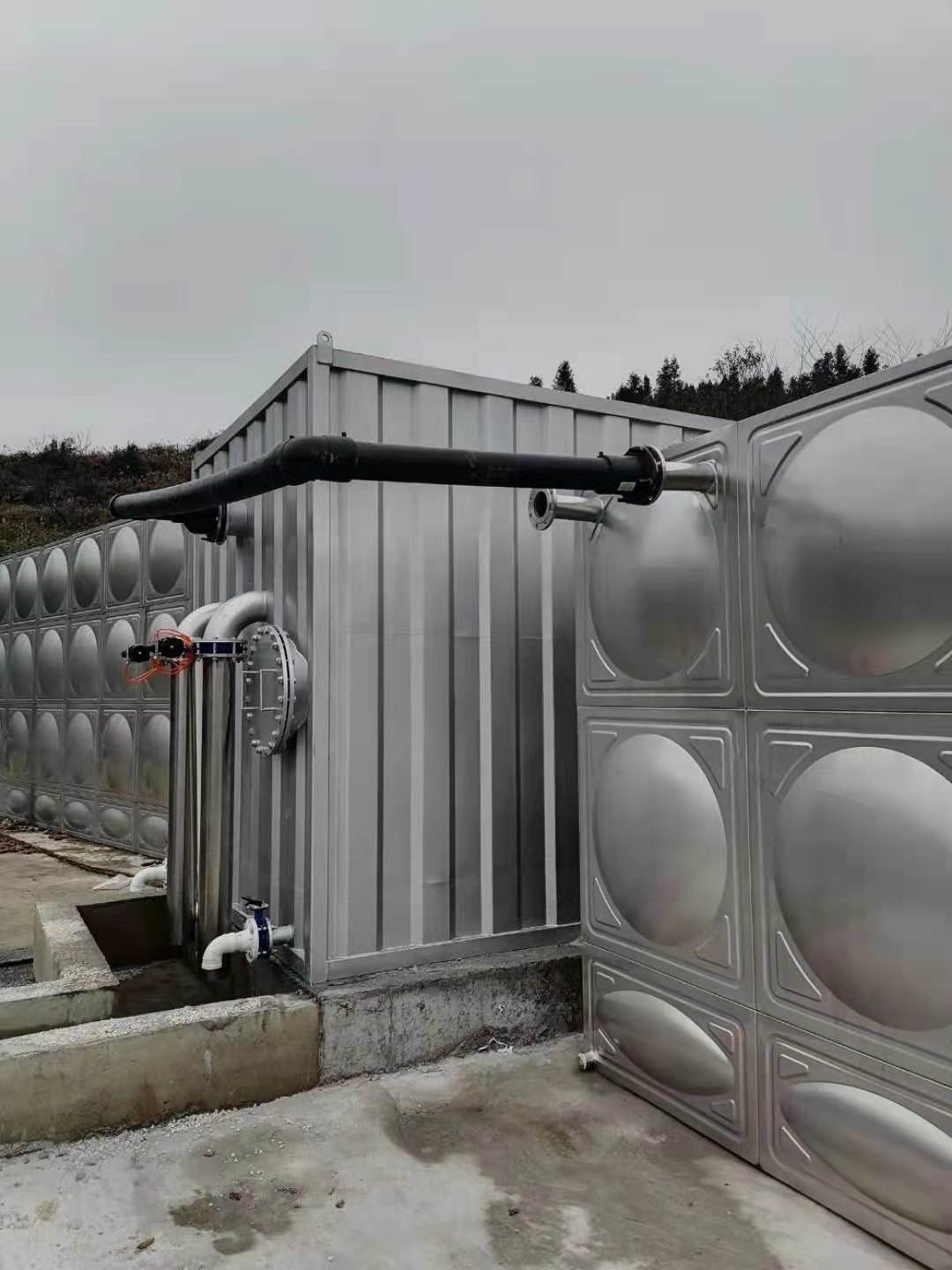 湘西鳳凰一體化不銹鋼凈水器